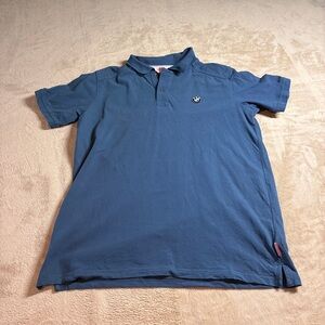 BMW Motorrad Embroidered Logo Polo Shirt Motorsport Casual Men’s XL Blue Germany